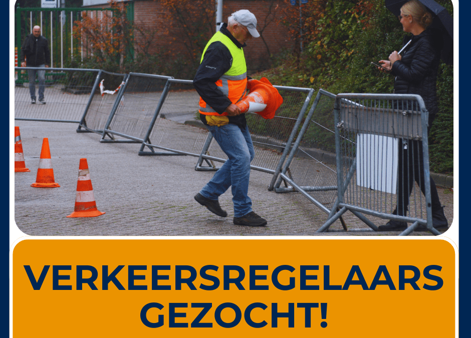 Verkeersregelaars Nationale Lenteloop gezocht