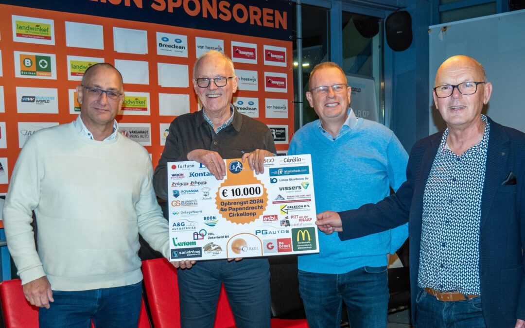 Opbrengst Papendrecht Cirkelloop overhandigd