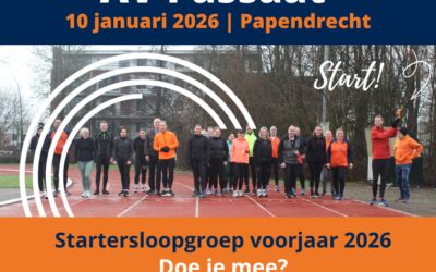 Op 10 januari begint de startersloopgroep voorjaar 2026